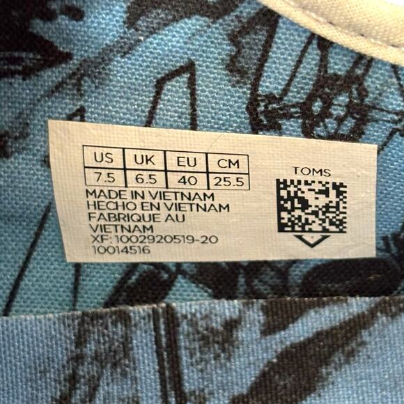 NWB Star Wars x TOMS Trvl Lite Low Men's Shoes Characters Sketch Print Size 7.5 - Picture 8 of 16